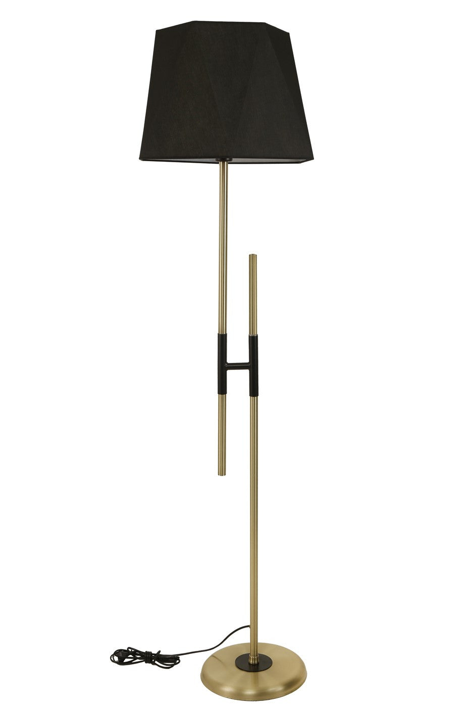 Candeeiro de Pé – 165 cm – Preto – Metálico