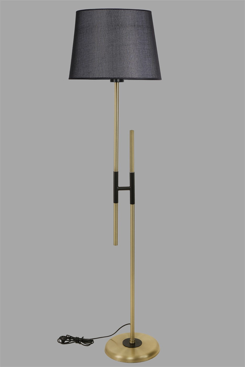 Candeeiro de Pé – 165 cm – Preto – Metal