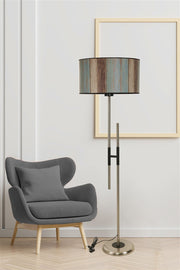 Candeeiro de Pé – 165 cm – Multicolorido – Metal