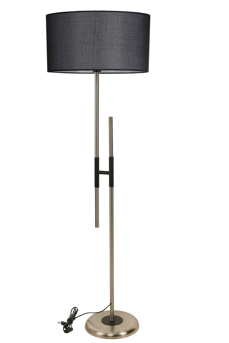 Candeeiro de Pé – 165 cm – Preto – Metal