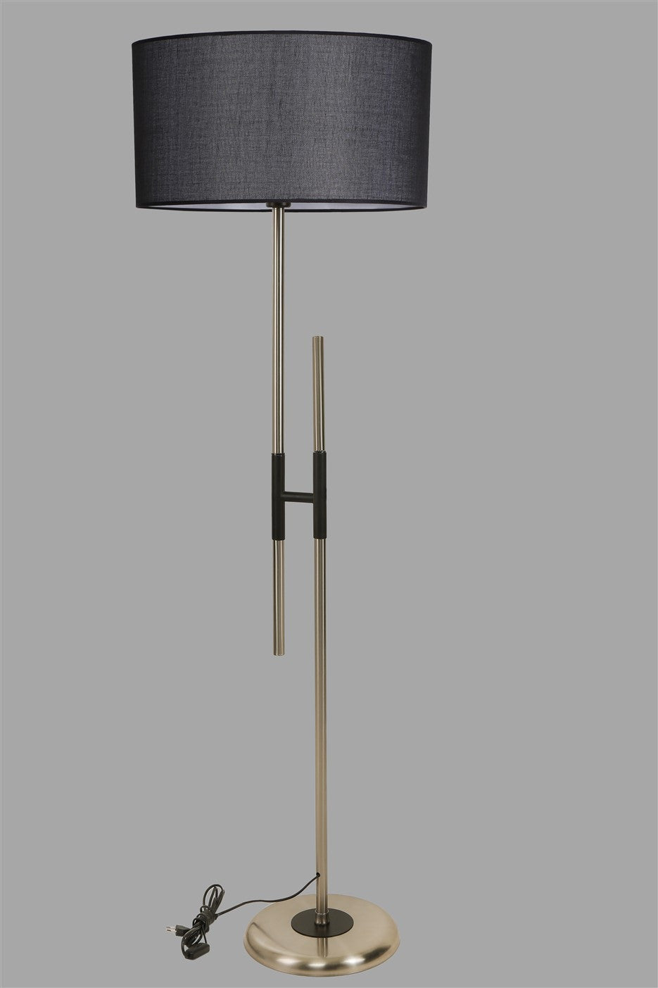 Candeeiro de Pé – 165 cm – Preto – Metal