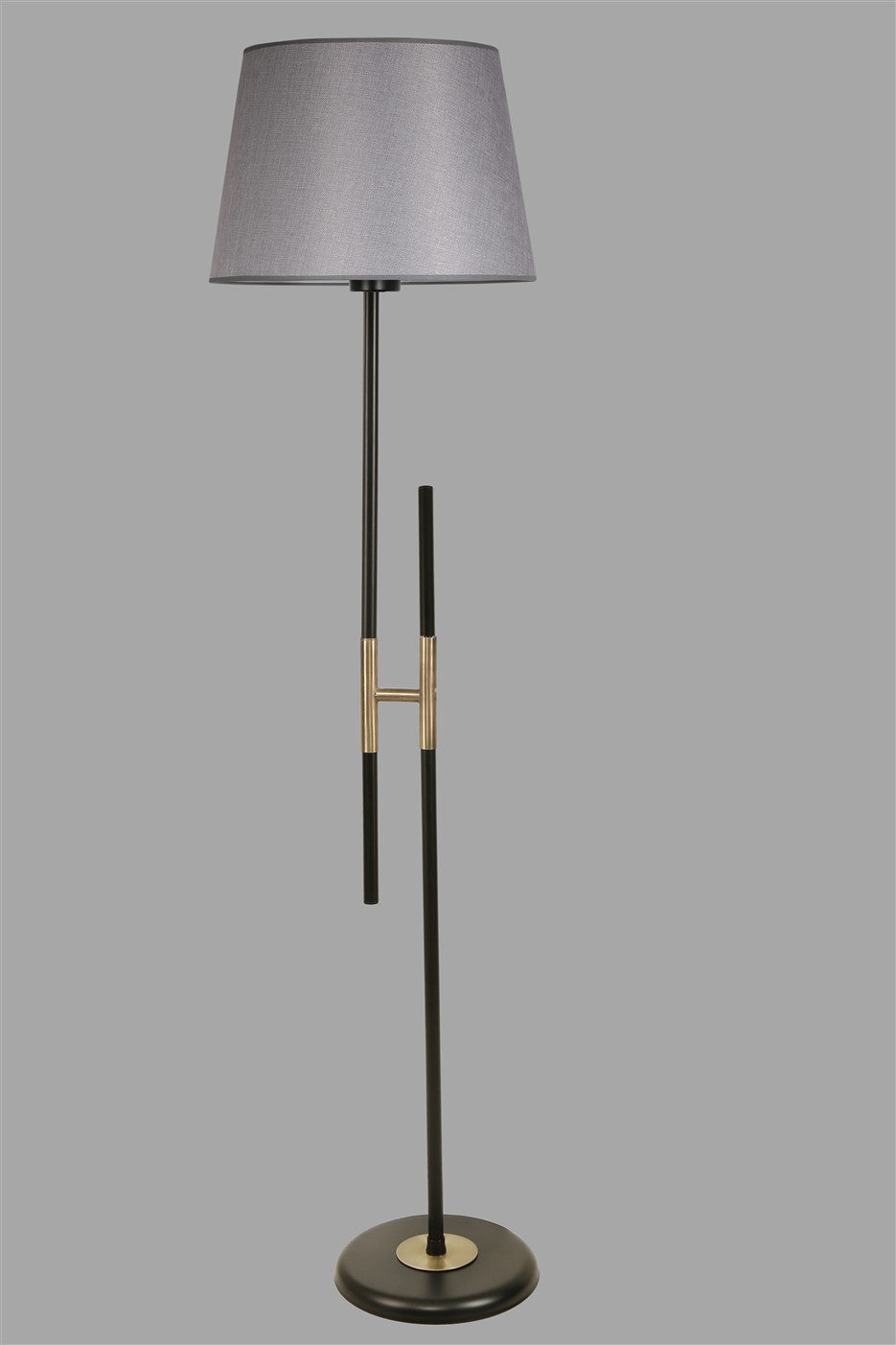 Candeeiro de Pé – 165 cm – Cinza – Metal