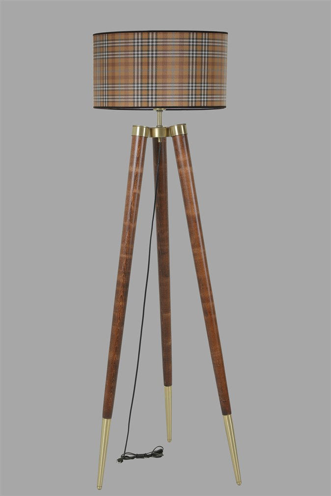Candeeiro de Pé – 160 cm – Marrom e Noz – Carpe