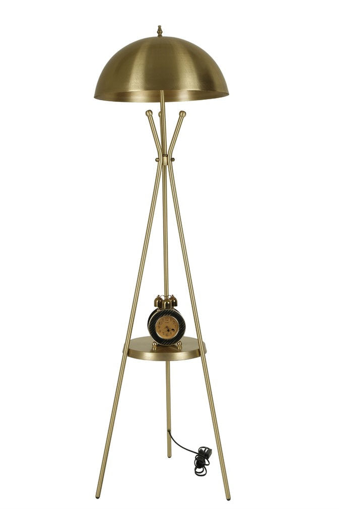 Candeeiro de Pé – 165 cm – Dourado – Metal
