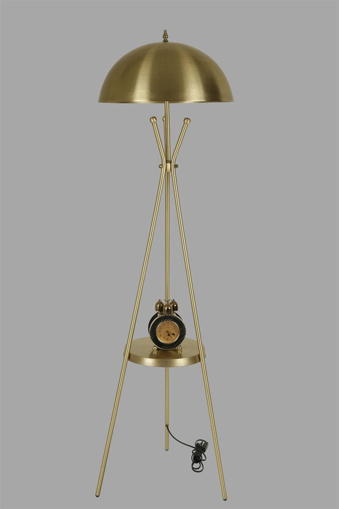 Candeeiro de Pé – 165 cm – Dourado – Metal