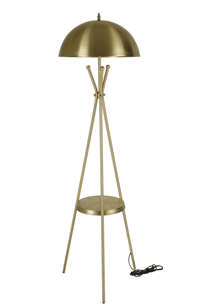 Candeeiro de Pé – 165 cm – Dourado – Metal