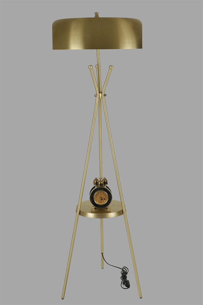 Candeeiro de Pé – 165 cm – Dourado – Metal