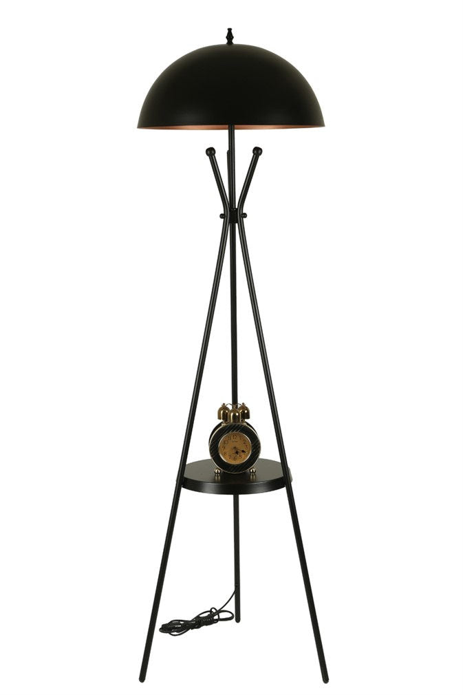 Candeeiro de Pé – 165 cm – Preto – Metal