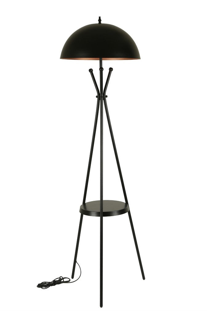 Candeeiro de Pé – 165 cm – Preto – Metal