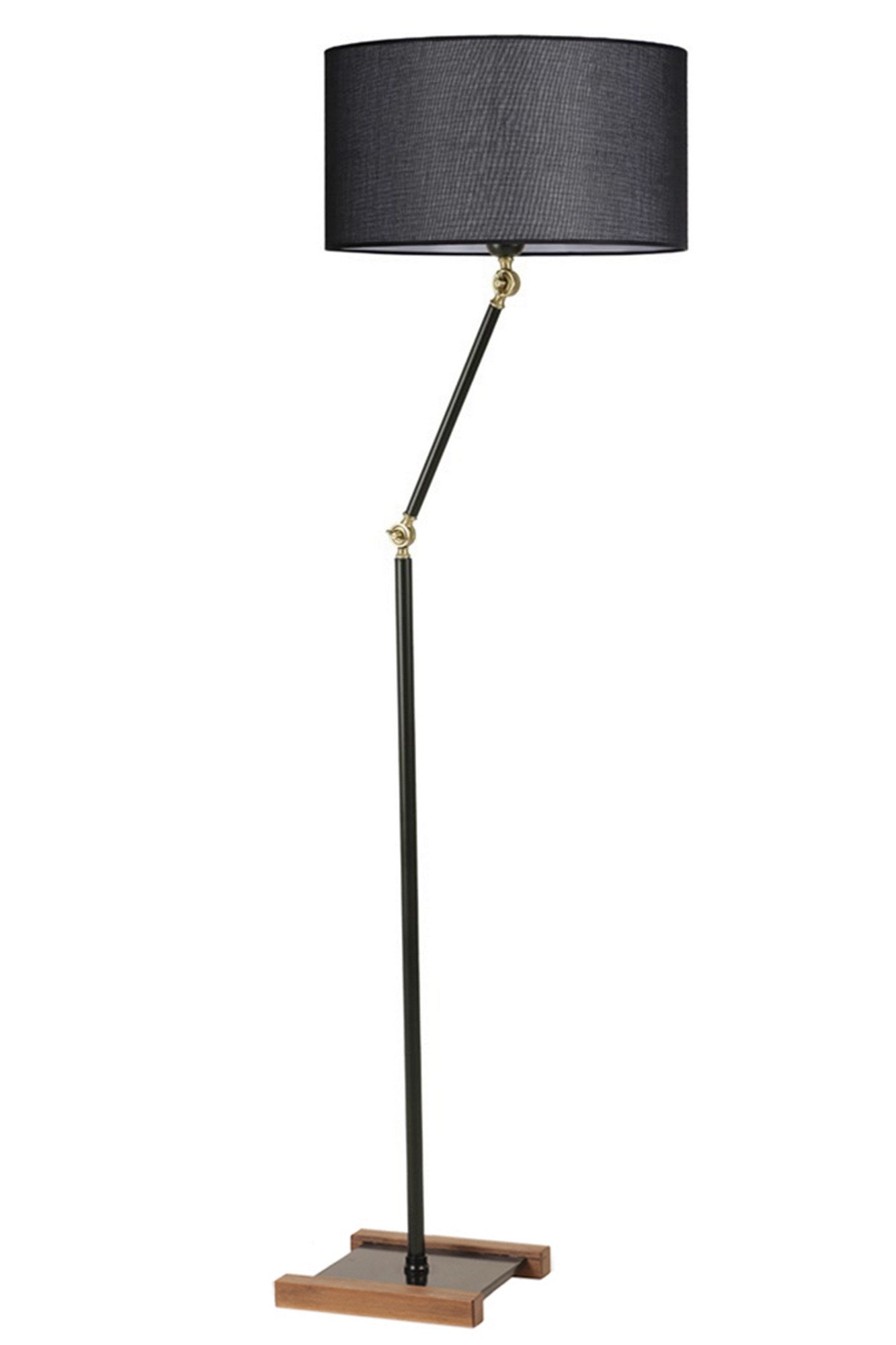 Candeeiro de Pé – 165 cm – Preto – Metal
