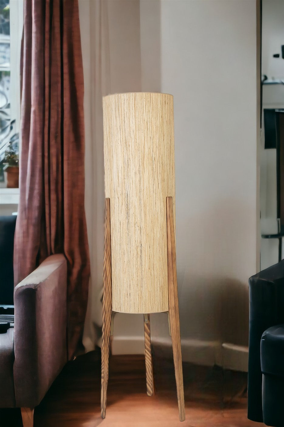 Candeeiro de Pé – 140 cm – Madeira