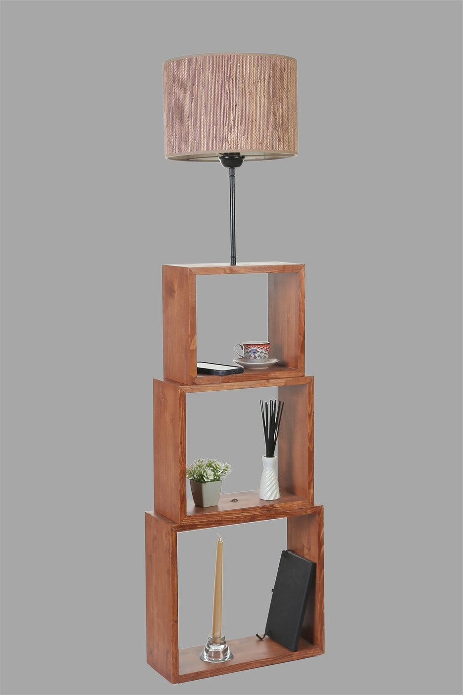 Candeeiro de Pé – 140 cm – Madeira