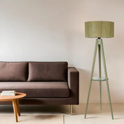 Candeeiro de Pé – 155 cm – Verde – Metal