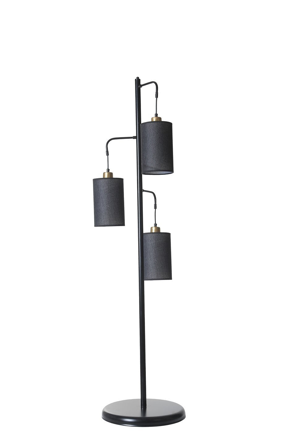 Candeeiro de Pé – 150 cm – Preto – Metal