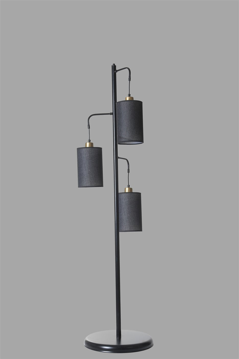 Candeeiro de Pé – 150 cm – Preto – Metal