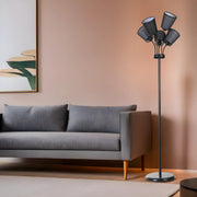Candeeiro de Pé – 165 cm – Preto – Metal