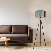 Candeeiro de Pé – 155 cm – Multicolorido – Metal ou Madeira