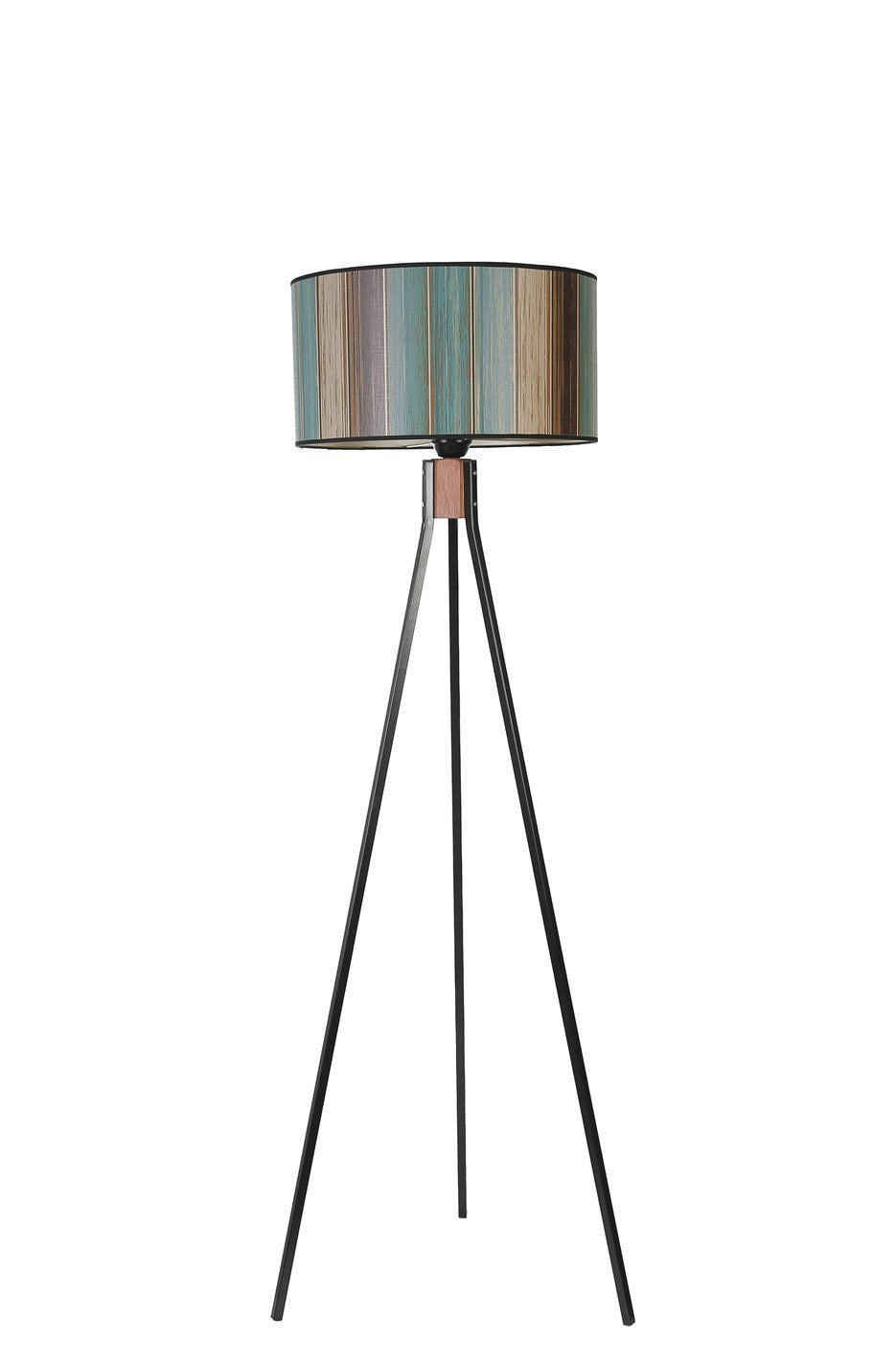 Candeeiro de Pé – 155 cm – Multicolorido – Metal ou Madeira