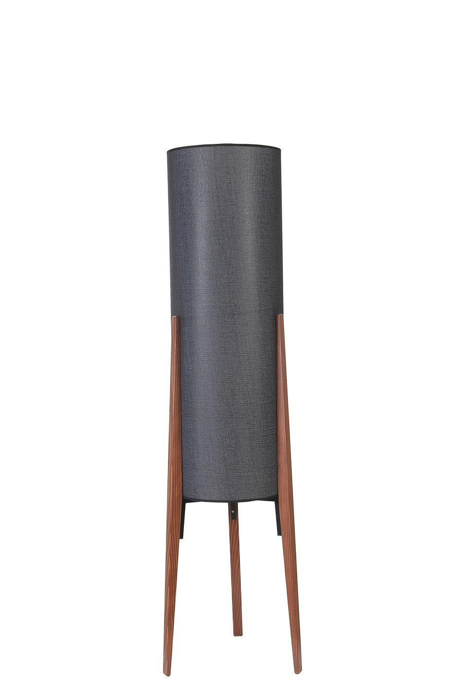 Candeeiro de Pé – 140 cm – Preto – Metal ou Madeira