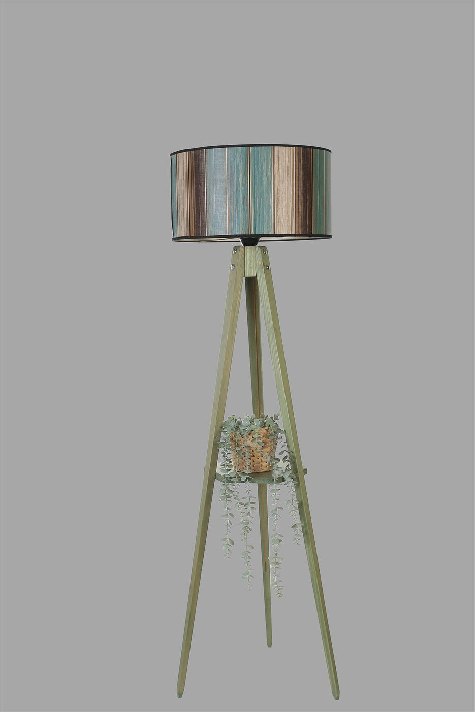 Candeeiro de Pé – 155 cm – Multicolorido – Metal