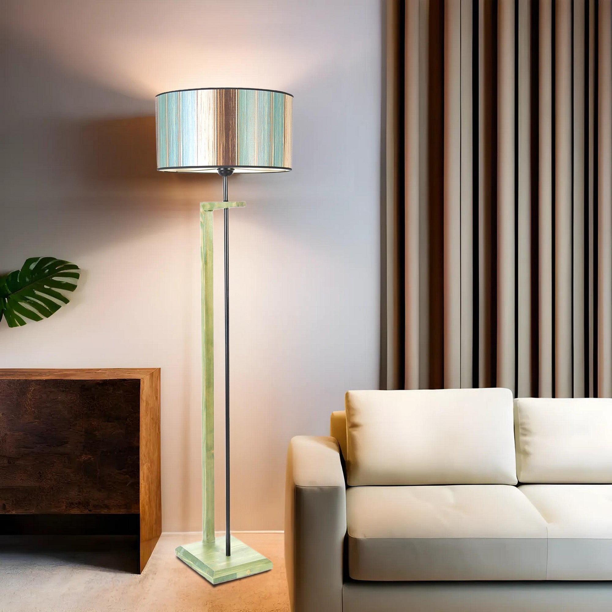 Candeeiro de Pé – 160 cm – Multicolorido – Metal