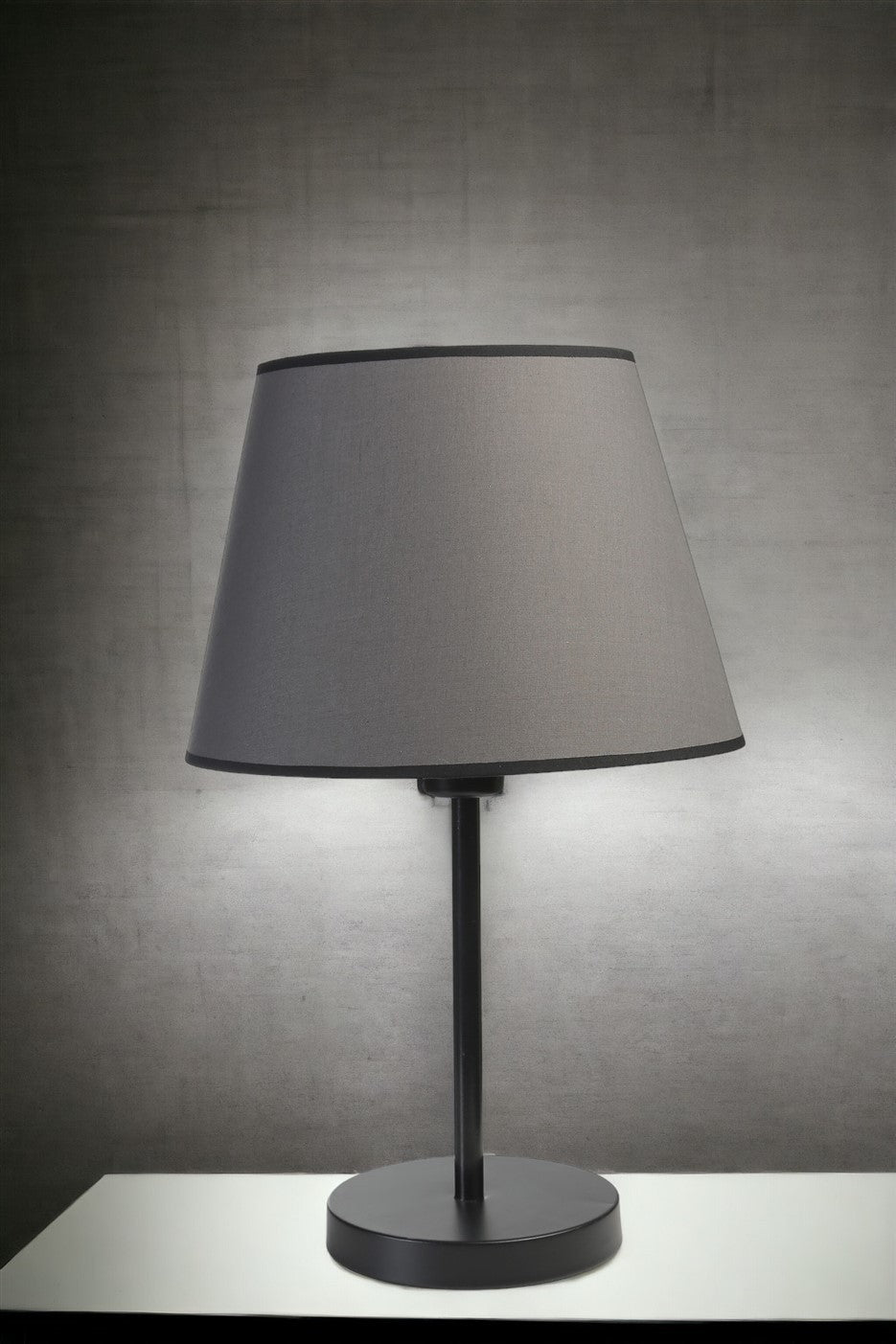 Candeeiro de Mesa - 50 cm - Cinza escuro - Metal