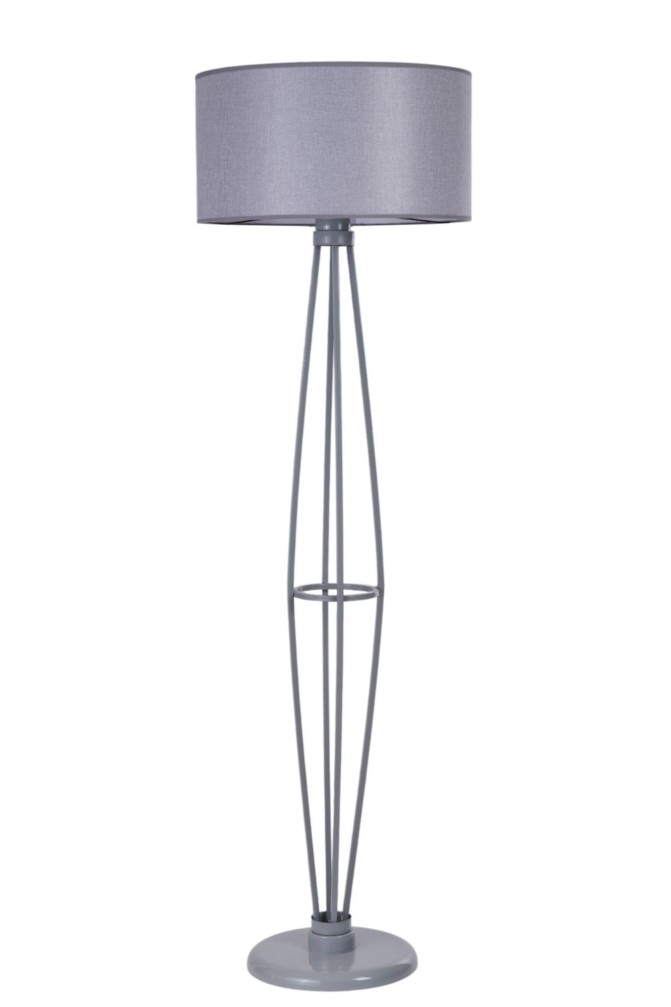 Candeeiro de Pé – 150 cm – Cinza – Metal
