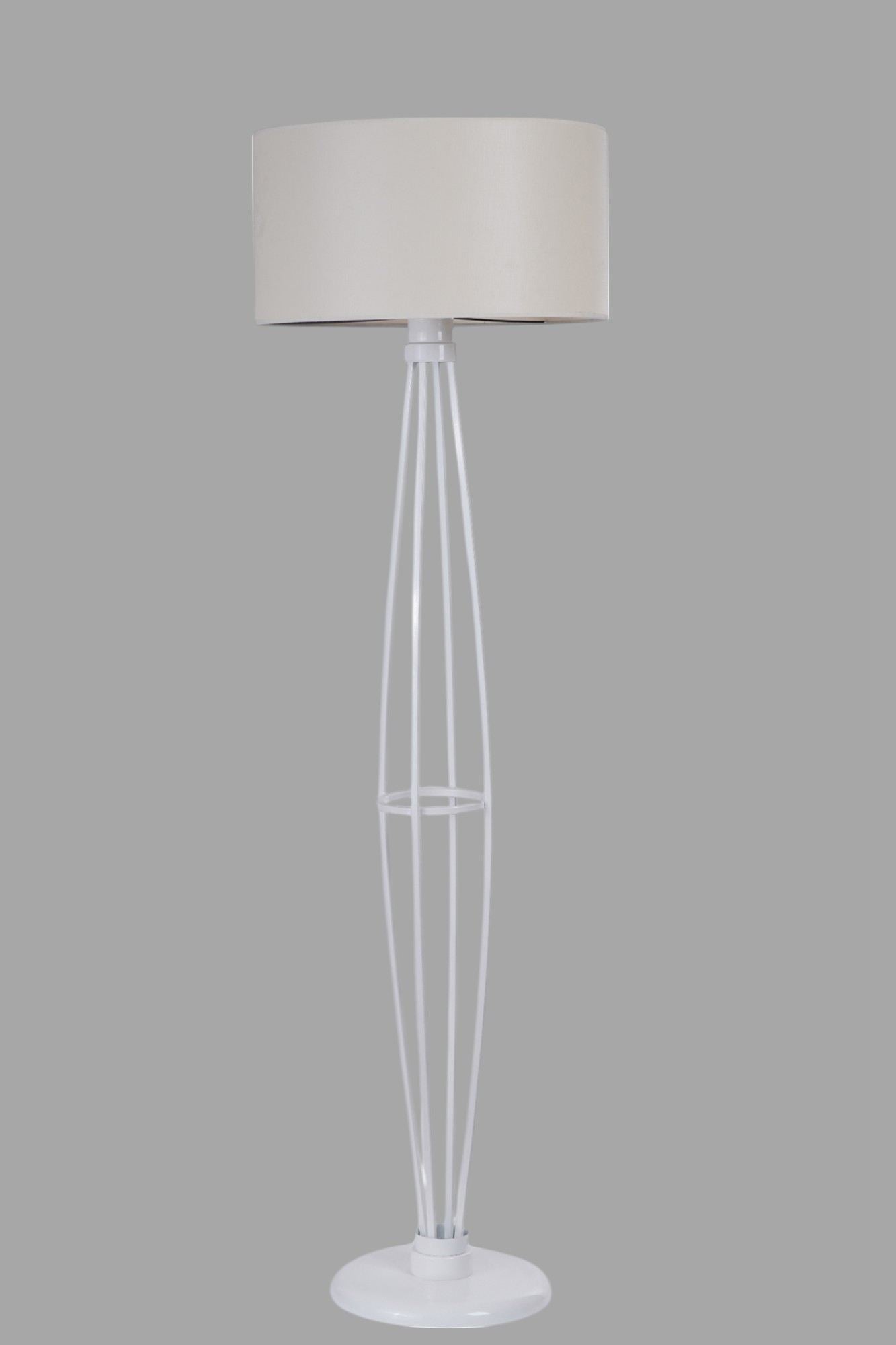 Candeeiro de Pé – 150 cm – Branco – Metal