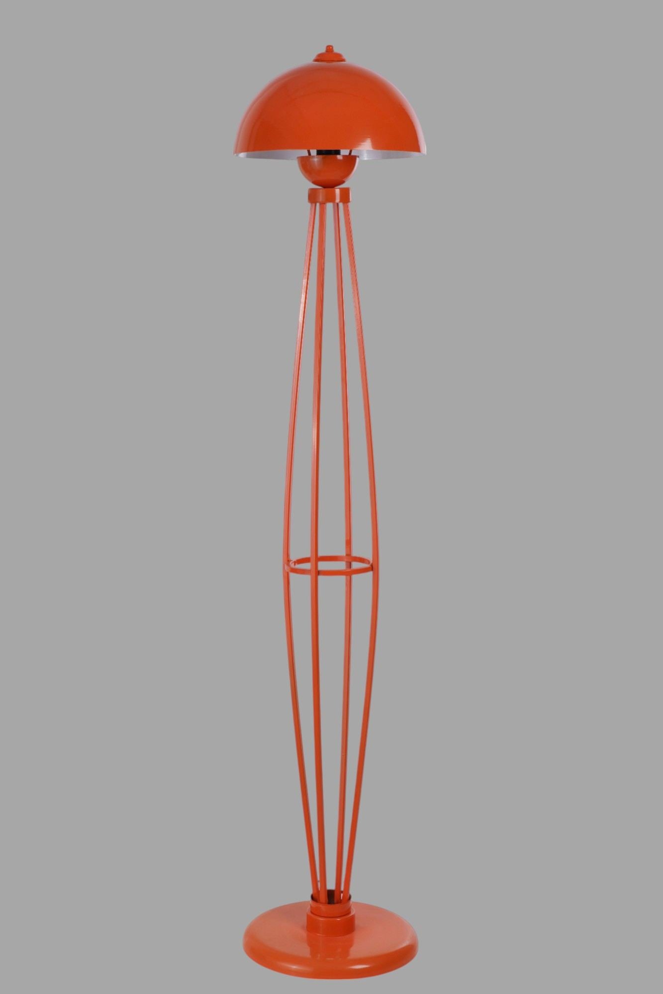Candeeiro de Pé – 150 cm – Laranja – Metal