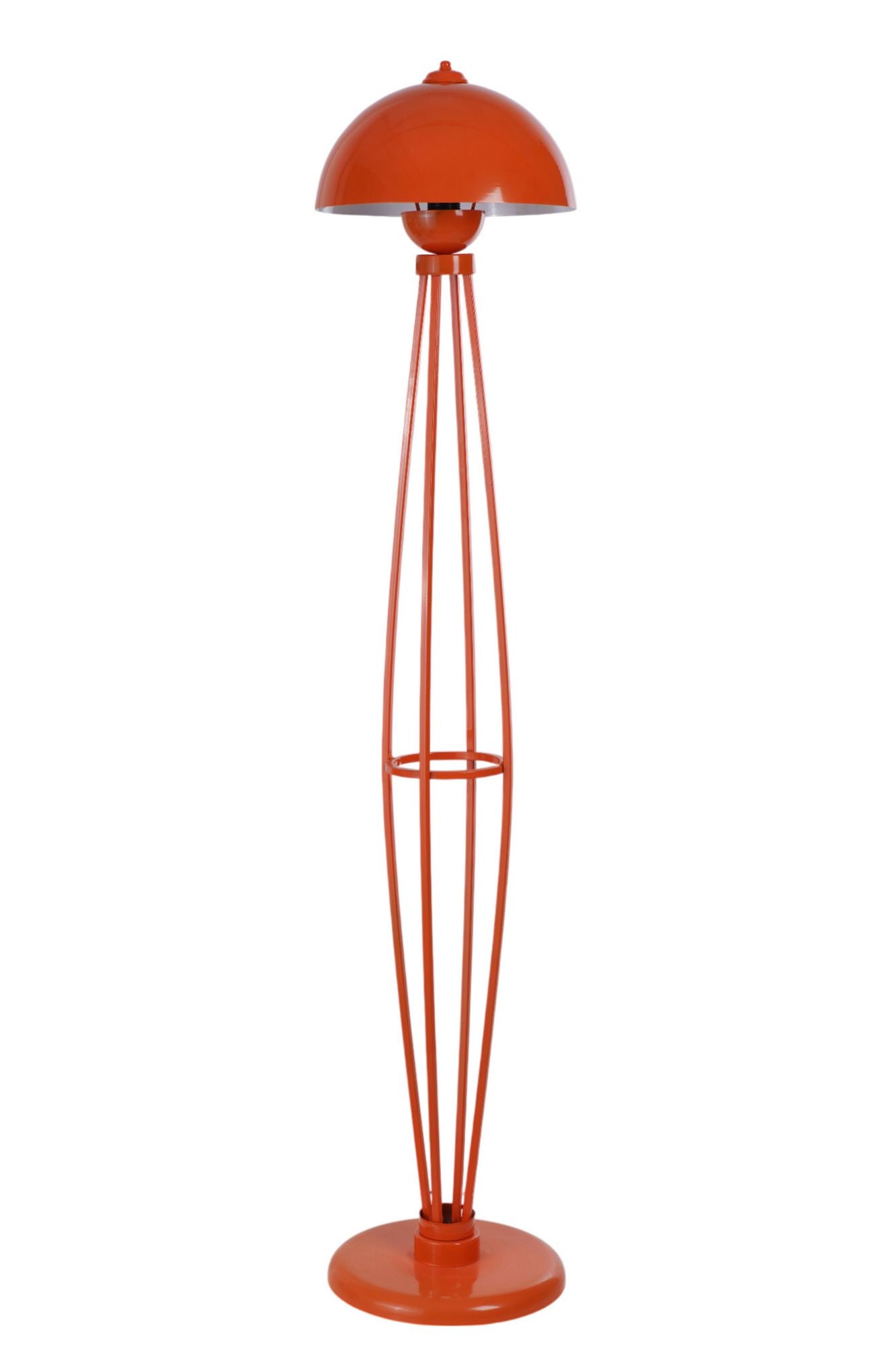 Candeeiro de Pé – 150 cm – Laranja – Metal