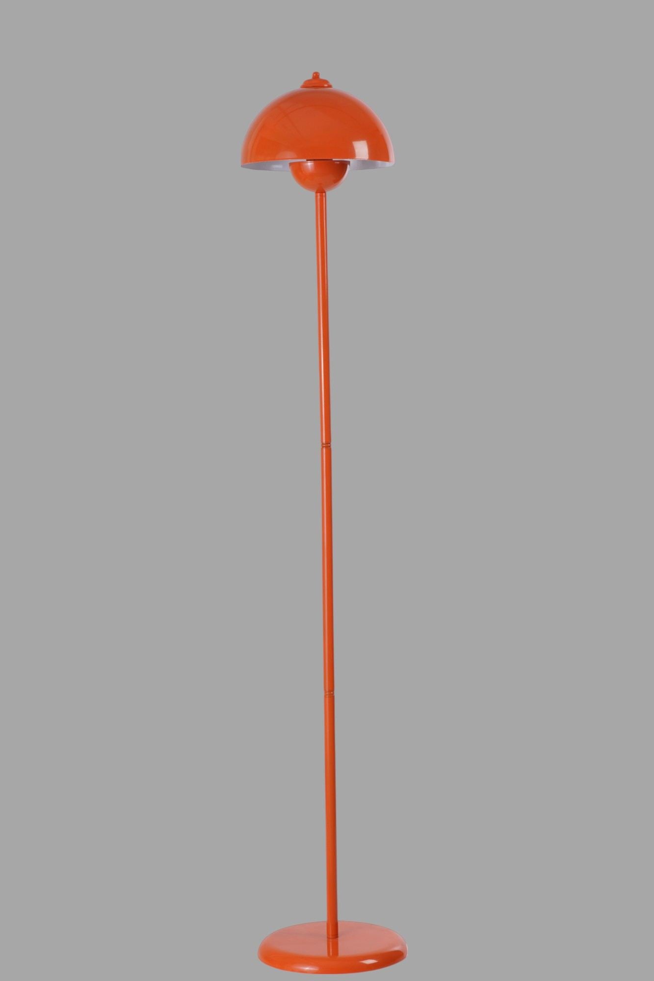 Candeeiro de Pé – 145 cm – Laranja – Metal
