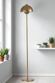 Candeeiro de Pé – 145 cm – Dourado – Metal