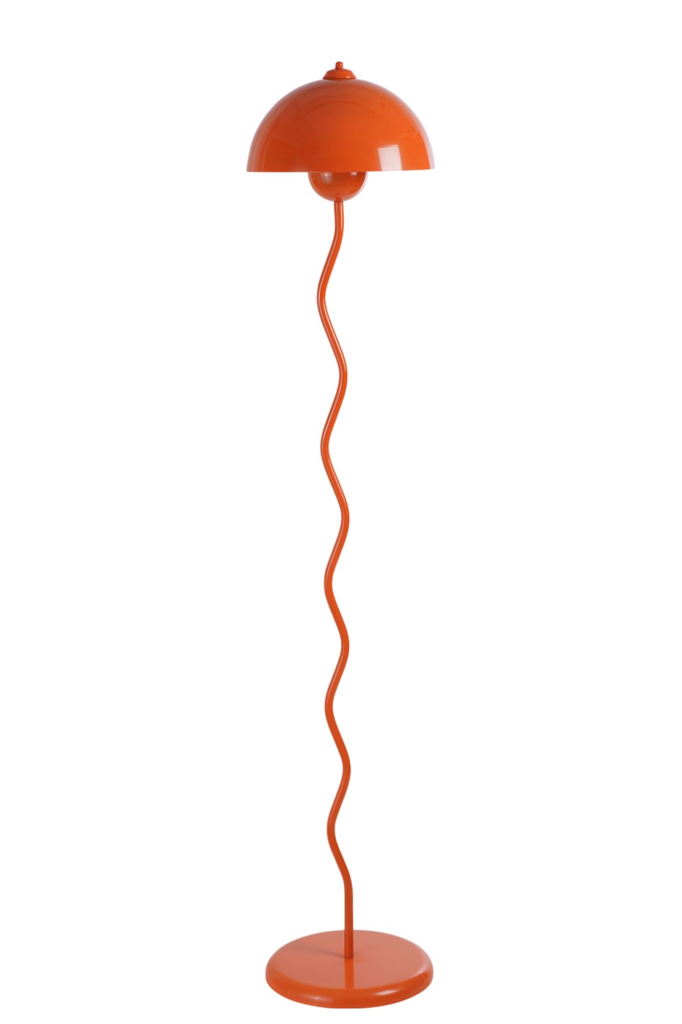 Candeeiro de Pé – 157 cm – Laranja – Metal