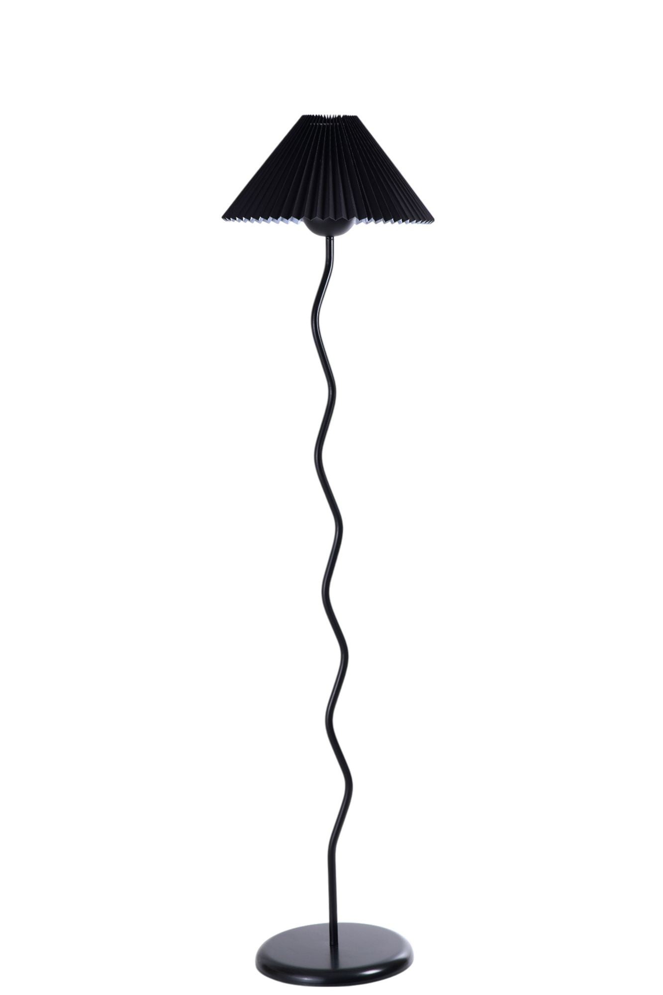 Candeeiro de Pé – 155 cm – Preto – Metal com PVC