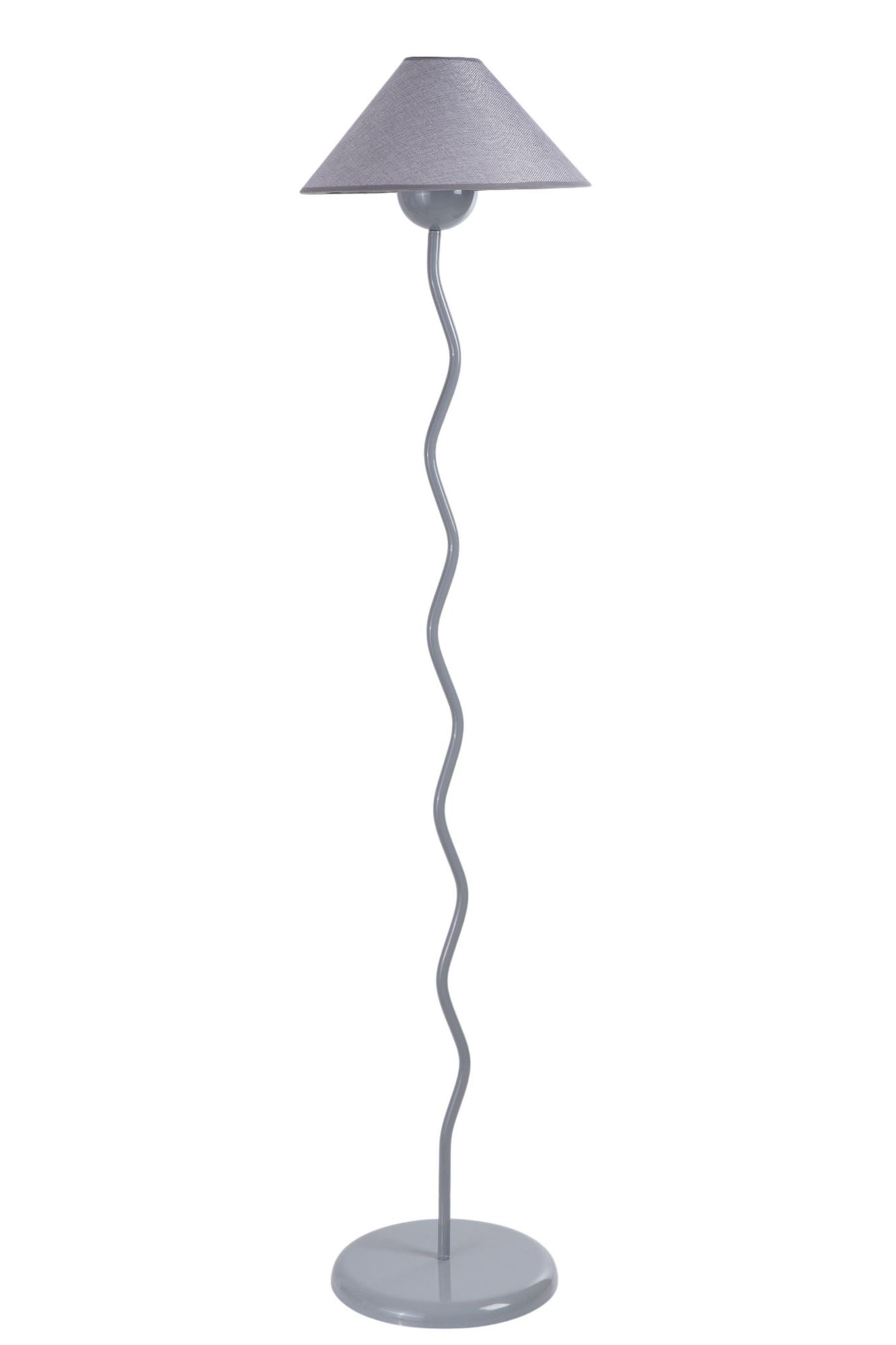 Candeeiro de Pé – 155 cm – Cinza – Metal