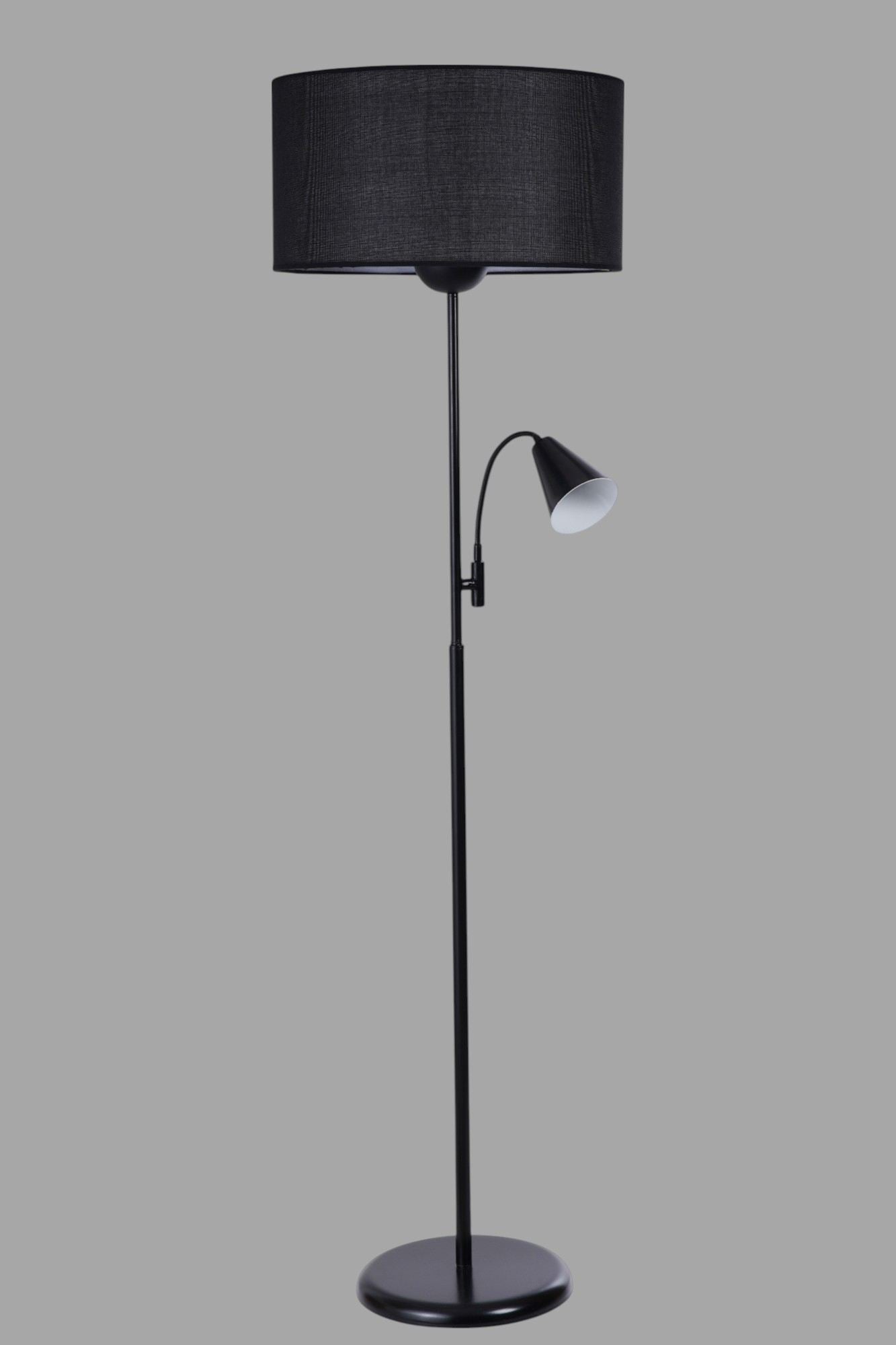 Candeeiro de Pé – 162cm – Preto – Metal