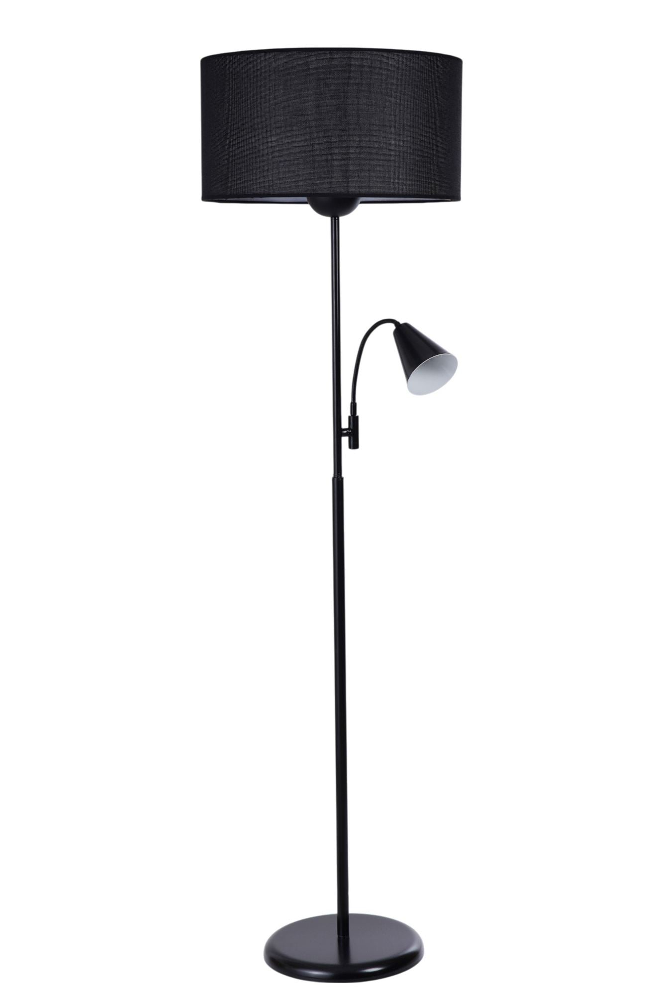 Candeeiro de Pé – 162cm – Preto – Metal