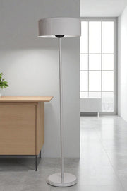 Candeeiro de Pé – 158 cm de altura – Cinza – Metal