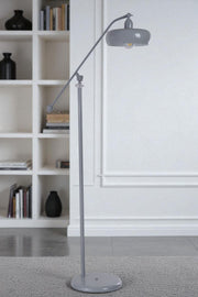 Candeeiro de Pé – 155 cm – Cinza – Metal