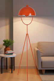 Candeeiro de Pé – 172 cm de Altura – Laranja – Metal