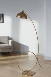 Candeeiro de Pé Elegante – 155 cm de Altura – Dourado – Metal