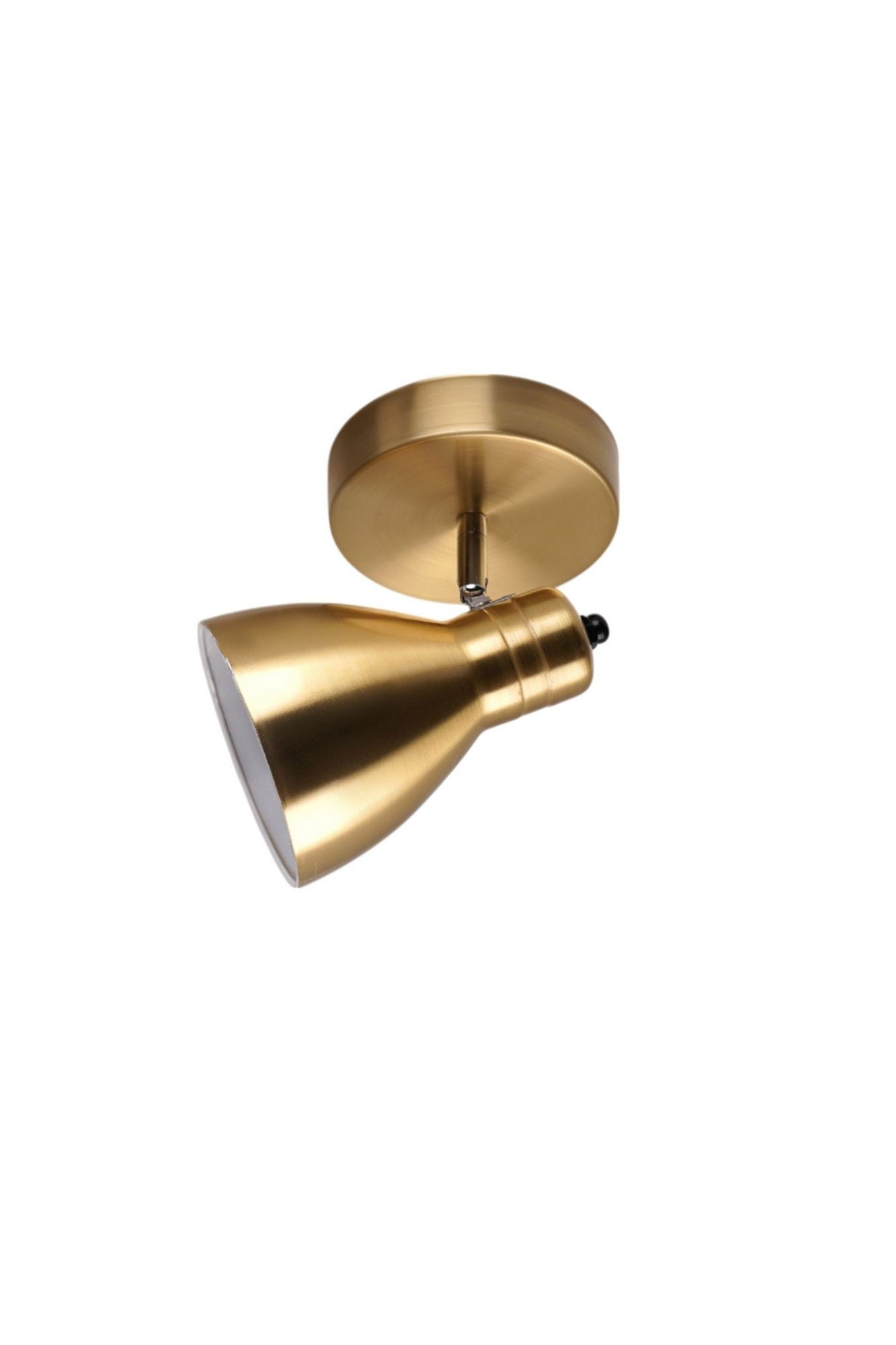 Candeeiro de Teto – 20 cm – Dourado – Metal
