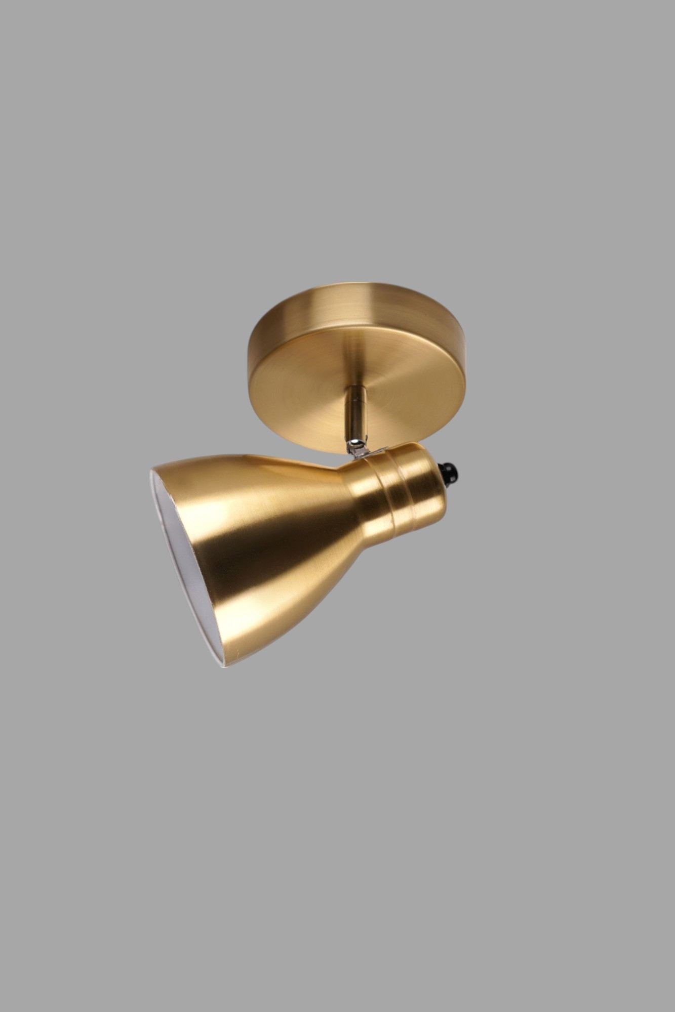 Candeeiro de Teto – 20 cm – Dourado – Metal