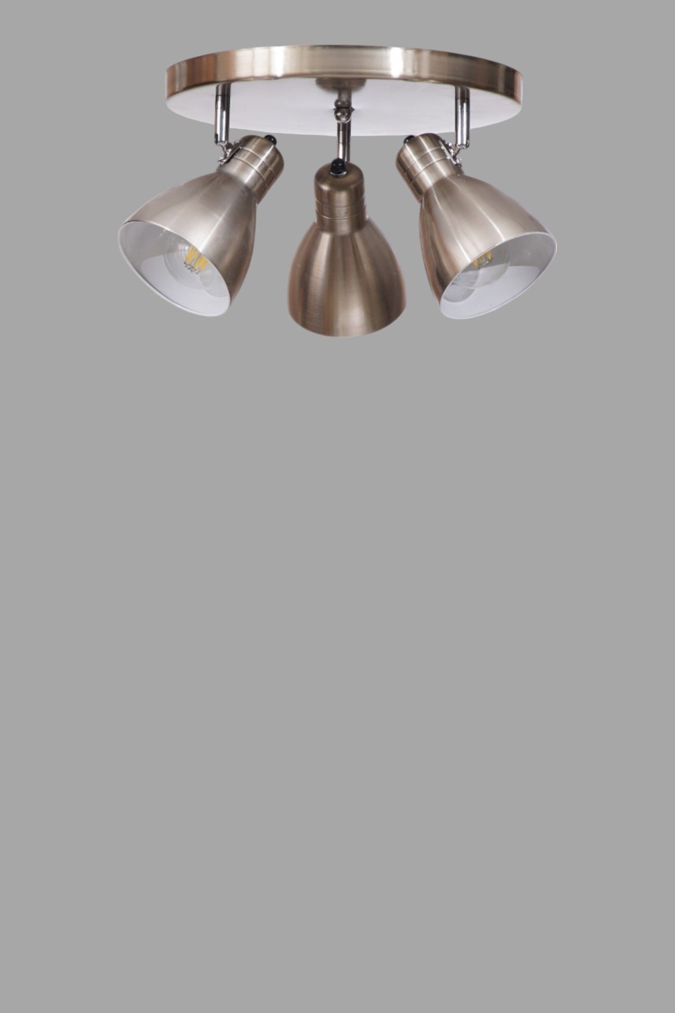 Candeeiro de Teto – 20 cm – Cromado – Metal