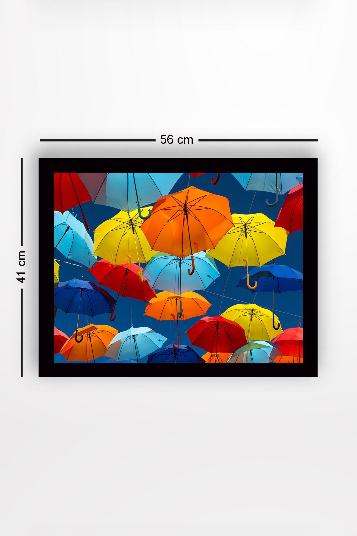 Pintura decorativa elegante emoldurada em MDF, 41 x 56 cm | Obra de arte 100% MDF com moldura de madeira de 3 cm | Perfeita para decoração de casa e interiores modernos