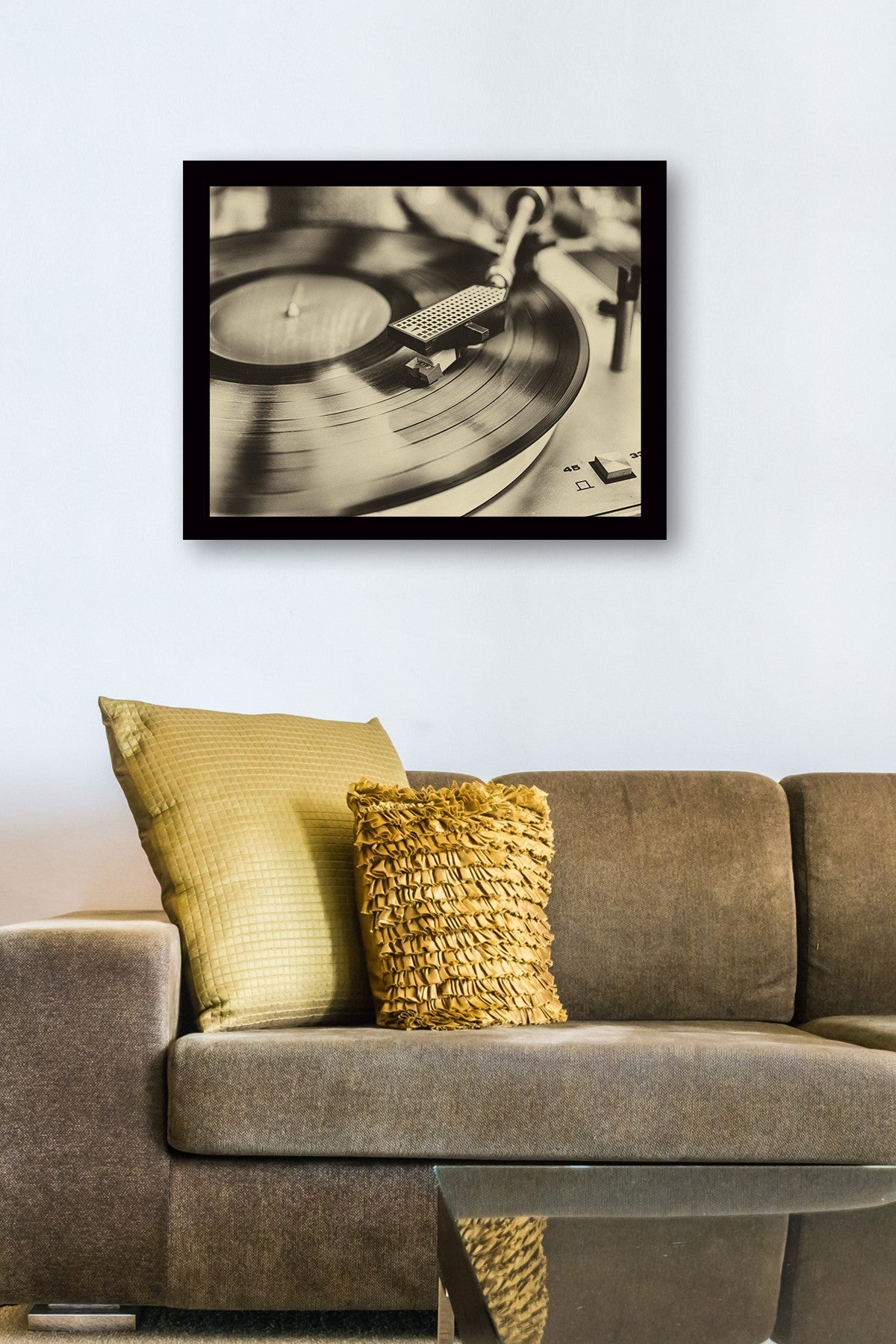 Pintura decorativa elegante emoldurada em MDF, 41 x 56 cm | Obra de arte 100% MDF com moldura de madeira de 3 cm | Perfeita para decoração de casa e interiores modernos
