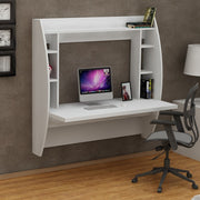 Secretária Moderna – 123,6 cm – Branca – MDF Revestido em Melamina