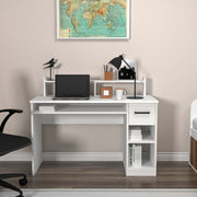 Secretária Moderna – 99,3 x 120 x 55 cm – Branca – 100% Revestimento em Melamina