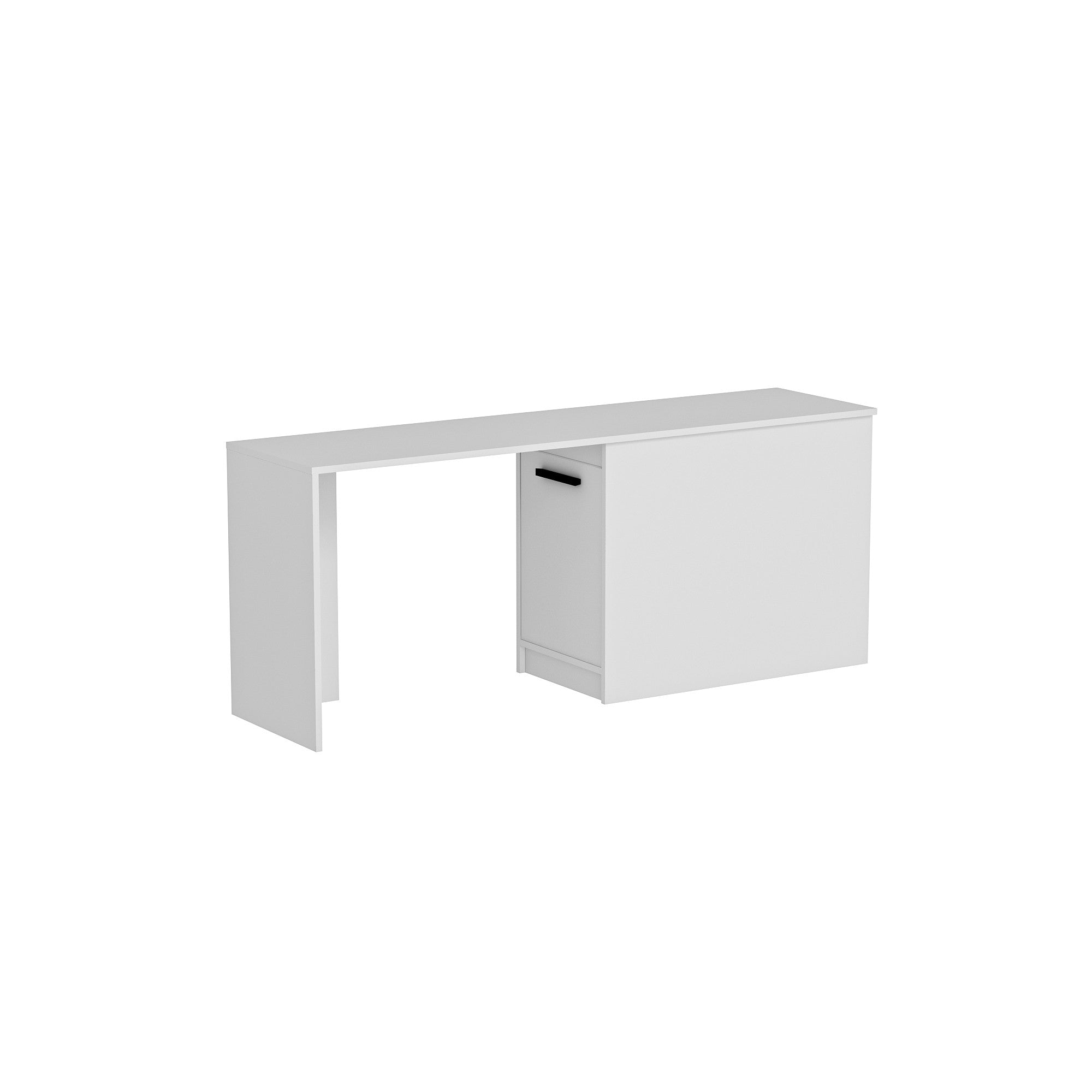Secretária de Estudo/Escritório – 180 cm x 73,8 cm x 47 cm – Branco