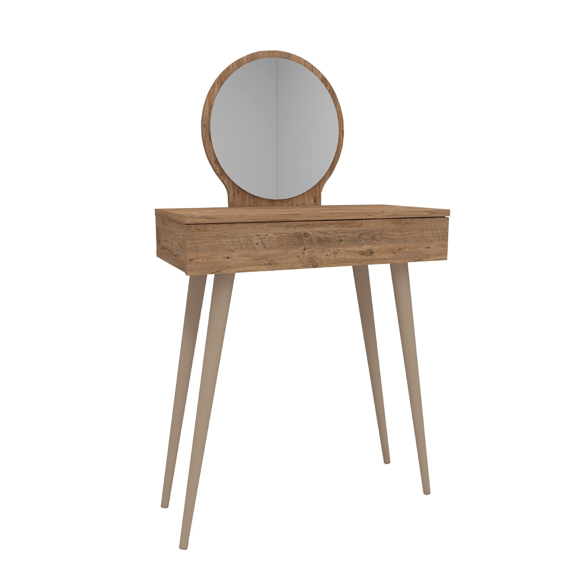 Toucador – 129.2cm x 72cm x 35cm – Pinheiro Atlântico – Painéis de partículas revestidos a melamina